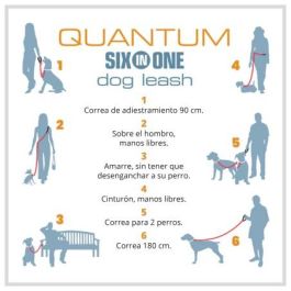 Petsafe Kurgo Quantum 6 En Rojo -Azul 1,2-1,8M Petsafe Kurgo Quantum 6 En Rojo -Azul 1,2-1,8M