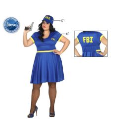 Disfraz Policia Fbi Mujer Adulto Azul XXL Disfraz Policia Fbi Mujer Adulto Azul XXL