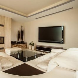 EWENT EW1503 Soporte de Pared Fijo Ultra Delgado para TV 37-70 Pulgadas (94-178cm) VESA 200x200-600x400, 19.5mm, 35kg, Negro