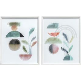 Cuadro Moderno DKD Home Decor Multicolor 3.8 x 53 x 43 cm (2 Unidades) Precio: 46.49999992. SKU: B148Y9CTD4