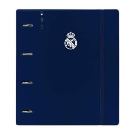 Safta Carpeblock Real Madrid 1ª Equip. 24-25, Anillas 4x35 mm A4, Tapas PP Foam, Con Recambio y Separadores