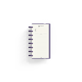 Carchivo Ingeniox Planificador Semanal My Week Malva 105x210 mm - 52 Semanas Sin Fecha y To-Do List, Papel Premium FSC