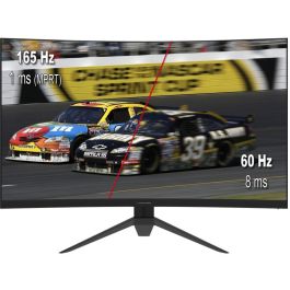 LC-Power LC-M27-QHD-165-C Monitor Curvo Gaming 27" Quad HD VA 165Hz 1ms FreeSync con 2xDP+2xHDMI Negro