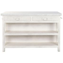 Mueble Auxiliar Home ESPRIT Blanco 147 x 77 x 92 cm