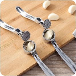 Quttin Prensa de Ajos en Aleación de Zinc, 22.3 cm x 8.4 cm x 3.4 cm (12 Unidades)