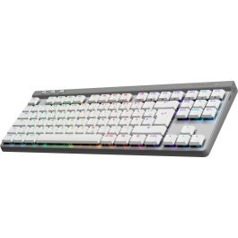 Logitech G515 LIGHTSPEED TKL Teclado Inalámbrico Gaming Mecánico QWERTZ Blanco con Iluminación LED RGB y Bluetooth