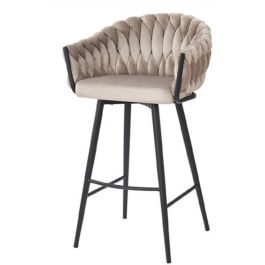 DKD Home Decor Taburete Moderno Beige Negro 58 x 101 x 53 cm Precio: 140.49999942. SKU: B1GDM9M978