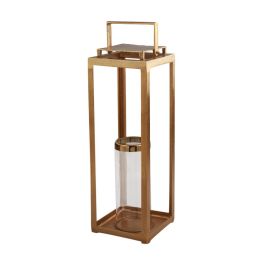 Farola Moderno DKD Home Decor Dorado 15 x 59 x 15 cm Farola Moderno DKD Home Decor Dorado 15 x 59 x 15 cm