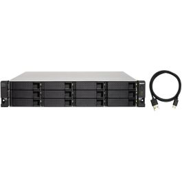 QNAP TL-R1200C-RP Unidad de expansión JBOD 12 bahías 2.5/3.5" USB-C 3.1 Gen2 10Gbps Rackmount 2U