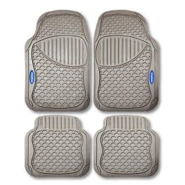 Goodyear GOD9022 Alfombra Goma Beige 4 Piezas para MB Clase E W211/S211 2002-2009 Alta Resistencia Antideslizante