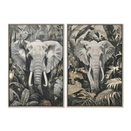 Cuadro Colonial DKD Home Decor Verde Gris 4.5 x 93 x 63 cm (2 Unidades) Precio: 86.88999957. SKU: B168VA6ZFZ