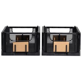 Day Juego 2 Cajas Plegables 25x16,5 cm Negro 3,3L Capacidad 10kg Precio: 6.50000021. SKU: B1HBKX5LL4