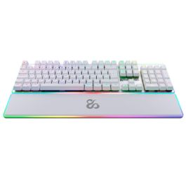 Teclado Newskill NS-KB-GUNGNYR-GAT-RE Blanco Qwerty Español QWERTY Teclado Newskill NS-KB-GUNGNYR-GAT-RE Blanco Qwerty Español QWERTY