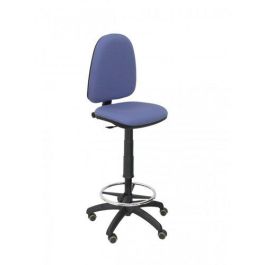 Taburete Piqueras Y Crespo Ayna Ergonomico Mecanismo De Contacto Permanente Regulable En Altura Y Aro Reposapies Ruedas De Parquet Asiento Y Respaldo Tapizados Bali Azul Claro Precio: 207.49999963. SKU: S5702397