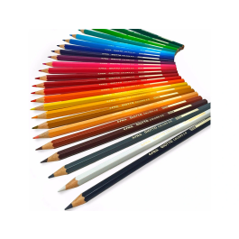 Giotto Lapices de Colores 3.0 Mina 3mm Caja de 24 Colores Surtidos
