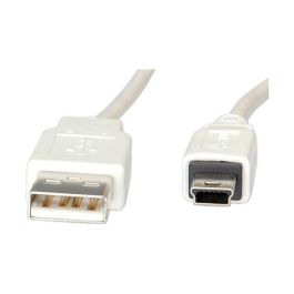 VALUE 11.99.8708 Cable USB A a Mini USB B, USB 2.0, Macho/Macho, Blanco, 0.8m Precio: 17.78999959. SKU: B1AA6GTS8F