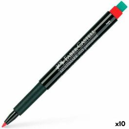 Rotulador permanente Faber-Castell Multimark 1513 F Rojo (10 Unidades) Precio: 11.88999966. SKU: S8421684