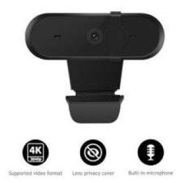 Nilox Webcam Video 4K 30Fps, Enfoque Automático, Resolución 3840x2160p, Plug and Play, Cubierta de Privacidad, Compatible con Windows, Linux, Mac OS Nilox Webcam Video 4K 30Fps, Enfoque Automático, Resolución 3840x2160p, Plug and Play, Cubierta de Privacidad, Compatible con Windows, Linux, Mac OS