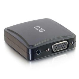 Raritan Adaptador Convertidor VGA + 3.5mm a HDMI - Video Adaptador HDMI / VGA / Audio hasta 1080p 60Hz