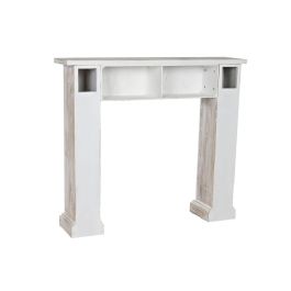 Frontal Chimenea DKD Home Decor Blanco 26 x 101 x 113 cm Frontal Chimenea DKD Home Decor Blanco 26 x 101 x 113 cm
