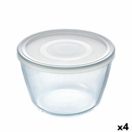 Fiambrera Redonda con Tapa Pyrex Cook & Freeze 1,6 L 17 x 17 x 12 cm Transparente Silicona Vidrio (4 Unidades) Precio: 63.50000019. SKU: S2707103