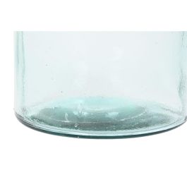 Jarrón Home ESPRIT Transparente Junco Cristal reciclado Natural 25 x 25 x 75 cm Jarrón Home ESPRIT Transparente Junco Cristal reciclado Natural 25 x 25 x 75 cm