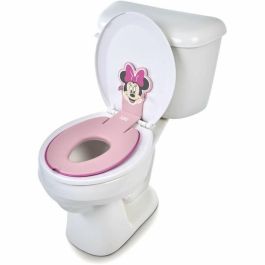 Disney Baby BRI0074451174405 Reductor de inodoro infantil universal Minnie, adhesivo, rápida instalación, semipermanente
