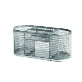 Organizador Sobremesa Forofis Ovalado Metalico Malla Plateado Precio: 10.99000045. SKU: B1BRCWB744