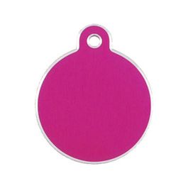Placa identificativa para collar Imarc Circle Rosa