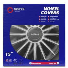 Tapacubos Torino 15" Negro-Plata Cs5 SPC1593BKSV Tapacubos Torino 15" Negro-Plata Cs5 SPC1593BKSV