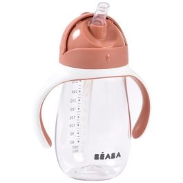 BEABA BEA1728518874204 Taza con pajita para bebé, 300 ml, color Terracota