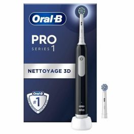 Oral-B PRO SERIES 1 NEGRO Cepillo Eléctrico Recargable con Tecnología 3D y Temporizador de 2 Minutos para Encías Sanas