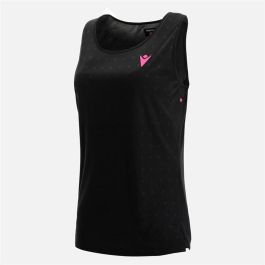 Camiseta para Mujer sin Mangas Macron Start Cb Negro Pádel XL