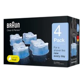 Braun BRA1710895498711 Cartucho de limpieza Clean & Renew para estación SmartCare, Paquete de 4