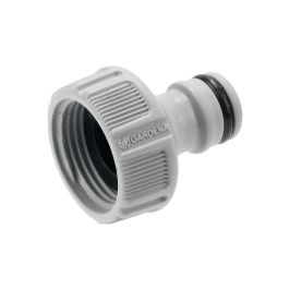 Gardena Adaptador macho 3/4" para grifo, anti UV y anti hielo, polipropileno