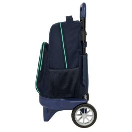 Safta Mochila Grande con Ruedas Compact Evolution Extensible Real Madrid 2ª Equipación 25/26 33x45x22cm
