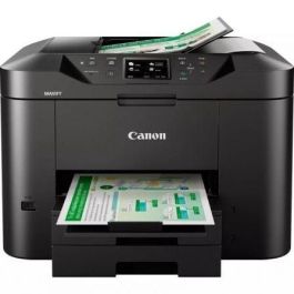 Canon 0958C009 Impresora Multifunción 4 en 1 MAXIFY MB2750 para Oficina. WiFi, Fax, Dúplex, ADF 50h, 500 hojas, Ethernet, Pantalla Táctil. Negra