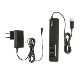 Hub Usb 2.0 Trust Oila 7 Puertos Incluye Adaptador Corriente