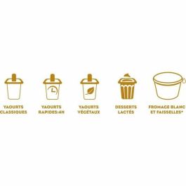 Little Balance LIT3760240784487 Yogurtera Pequeño Postre, 9 Botes x 145ml, 5 Programas Automáticos, 30W