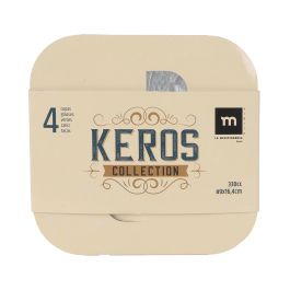 La Mediterranea Set 4 Copas Keros 330 cc Medidas Ø9x16.4 cm (12 Cajas)
