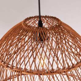 Lámpara Colgante Ratán Avondale SKD-P80043 Estilo Natural Boho Chic con Casquillo E27 - Iluminación Decorativa