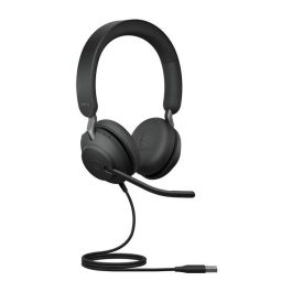 Jabra Evolve2 40 Auriculares Diadema, 40mm Ø, 20Hz-20.000Hz, Micrófonos MEMS, Cancelación Ruido, UC-Certified, Comodidad Premium