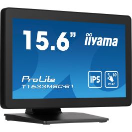 iiyama T1633MSC-B1 Monitor Táctil 15.6" Full HD IPS LCD 10 Puntos USB HDMI DisplayPort para Comercio Precio: 410.59000059. SKU: B1FHWN2QDH