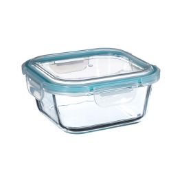 5Five Fiambrera de cristal 800 ml, transparente/azul, 16x16x7.40 cm Precio: 5.50000055. SKU: S7902124