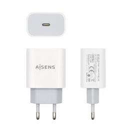 Aisens Cargador USB-C PD3.0 20W 5V-3A 9V-2.2A 12V-1.66A Blanco para Móviles, Tablets y Dispositivos USB-C Precio: 3.69000027. SKU: S5622702