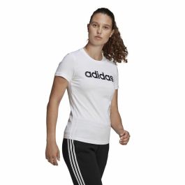 Camiseta de Manga Corta Mujer Adidas Blanco