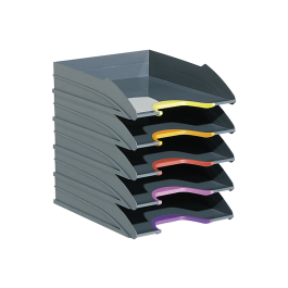 Bandeja Sobremesa Durable Varicolor Pack De 5