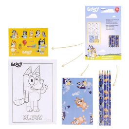 Cerda Set de Papelería Coloreable Bluey para Niños - Kit de Dibujo y Pintura Infantil Temática Bluey para Estimular la Creatividad