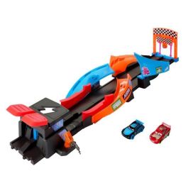 Circuit Glow Racers - Mattel - HPD80 - Juguete de carreras que brilla en la oscuridad para niños a partir de 4 años