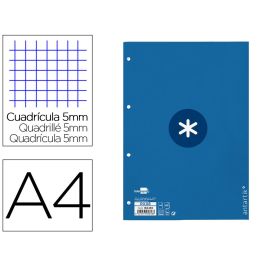 Recambio A4 Antartik 80 Hojas 90 gr-M2 Cuadro 5 mm 4 Taladros 1 Banda Con Marco Color Azul Oscuro Precio: 4.2350000242. SKU: B17HCGNPWZ